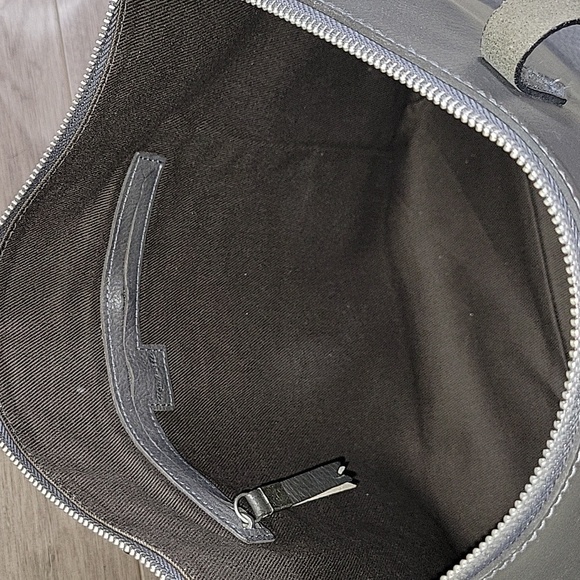 Madewell Gray Leather Tote Bag - Picture 14 of 16